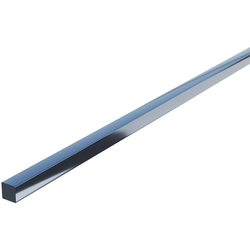 1/4" D x 72" L Deco Alulminum Bar, Chrome, Chrome