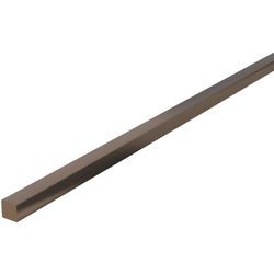 1/4" D x 72" L Deco Alulminum Bar, Warm Bronze, Warm Bronze