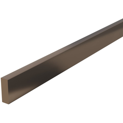 3/4" W x 1/4" T x 72" L Deco Aluminum Strapping, Warm Bronze, Warm Bronze
