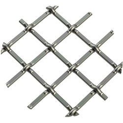 1/2 Inch Round Single Diamond Decorative Grille, 18 Inch W x 48 Inch L Sheet, Antique Pewter