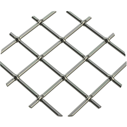 3/4 Inch Multi-Crimp Single Diamond Decorative Grille, 18 Inch W x 48 Inch L Sheet, Antique Pewter