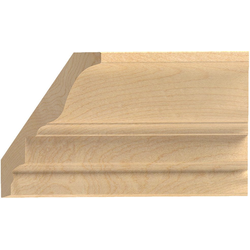 92 Inch Length x 5 Inch Width 92"L x 5"W Crown Moulding , Cherry , Cherry
