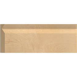 92 Inch Length x 4-1/2 Inch Width 92"L x 4-1/2"W Deco Base Moulding , Alder , Alder