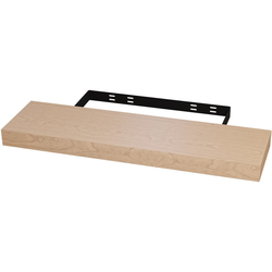  Floating Shelf with Concealed Wall Mount Bracket, 36 Inch Width x 10 Inch Depth x 2-1/2 Inch Height, Unfinished Furniture Grade Cherry