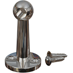 Gallery Rail End Post, Chrome