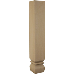 18 Inch Height Kensington Leg, Hard Maple