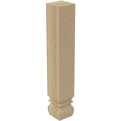 18 Inch Height Kensington Leg, White Oak