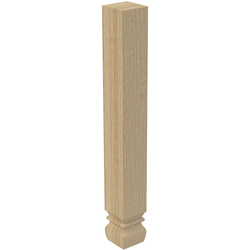 24 Inch Height Kensington Leg, White Oak