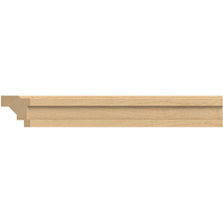 92 Inch Length x 1-3/4 Inch Width 92" L x 1-3/4" W Cont Lt Ready Lt Rail Moulding , Alder , Alder