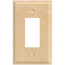 Single Levington Switch Plate, Cherry