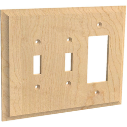 18% OFF Switch Combo 4, Double Toggle and Rocker, Red Oak