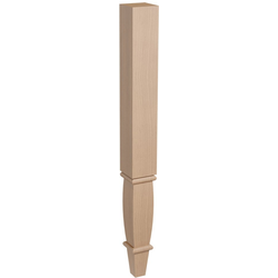 18% OFF 35-1/4 Inch Wright Square Wood Table Leg, Alder