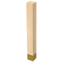 Satin Brass/Red Oak