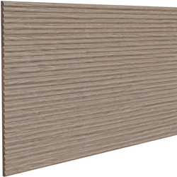 Solid Wood 3/4 Inch Slat Width, Shallow Double 5/16 Inch Width Bead Decorative Tambour for Slat Walls, 48 Inch Length x 12 Inch Width Sheet, White Oak