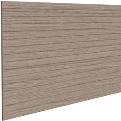 Solid Wood 3/4 Inch Width Bevel Slat Flexible Decorative Tambour Panel, Sheet Size- 48 Inch Slat Length x 12 Inch Width x 7/32 Inch Thickness, Unfinished White Oak