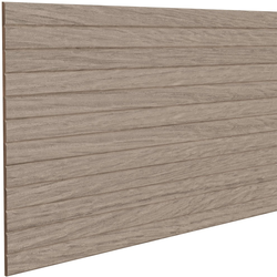 Solid Wood 1 Inch Width Bevel Slat Flexible Decorative Tambour Panel, Sheet Size- 48 Inch Slat Length x 12 Inch Width x 1/4 Inch Thickness, Unfinished White Oak