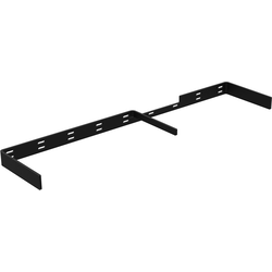 34-1/2 Inch Width Hidden Black Shelf Support Bracket, Black