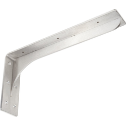16 Inch Depth x 3 Inch Width x 8 Inch Length Georgian Wall Mounted Bench Support, Stainless Steel