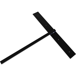 24 Inch Width Hammam Lavatory Supports, Black