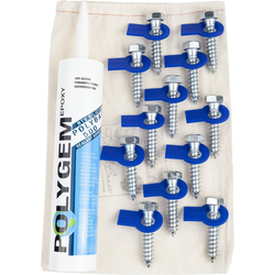 1/2 Inch Fastener Diameter Standard Brace Fastener Kit, Zinc