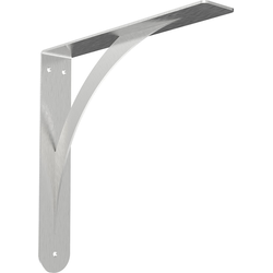 16 Inch Depth x 2 Inch Width x 16 Inch Length Brewer Commercial Brackets 16x16, StainleSteel
