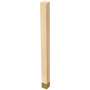 Satin Brass/Red Oak