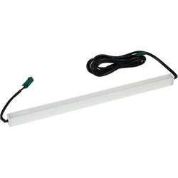 45 Inch Loox5 Profile 2103 Linkable Light Bar with Inline Switch, LED3045, 10.5W 3000K Warm White, Silver