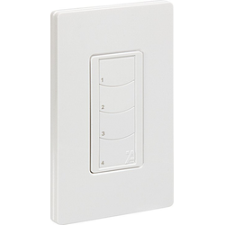 4-11/16 Inch Length Mesh 4-button Wireless Remote and Wall Plate Kit