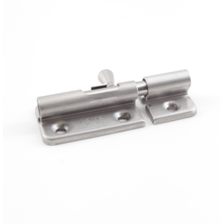 1-37/64 Inch Length x 1-19/64 Inch Height Spring Loaded Barrel Bolt, Satin