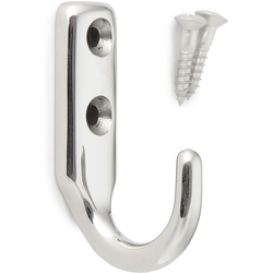 2-9/64 Inch Height x 19/32 Inch Width Hook, Mirror