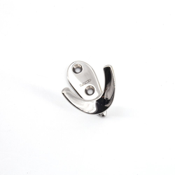 1-31/32 Inch Height x 1-1/2 Inch Width Fork Hook, Mirror