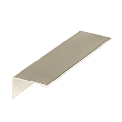 Edge Pulls 5-1/16 Inch Center to Center Satin Nickel Finger Pull