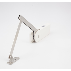 15% OFF Heavy Duty Soft Down Stay for Downward Opening Flap Door, Left Side, 173-216 lbs·inch Torque, White