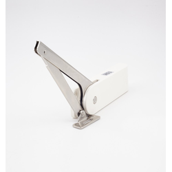 Soft Down Stay for Downward Opening Flap Door, Left Side, 95-138 lbs·inch Torque, White