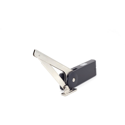 Heavy Duty Soft Down Stay for Top Opening Flap Door, Left Side, 121-173 lbs·inch Torque, Black