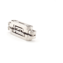  3 Way Adjustable Concealed Hinge, Minimum Door Thickness 15/16” (19mm), Door Sizes up to 59-1/16” H x 23-5/8” W, Hinge Leaves Separate for Easy Installation. Screw Head Covers, 3-17/32” (90mm) High, 