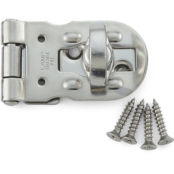 1-37/64 Inch Length Stainless Steel Hasp for Padlocks, Polished