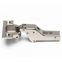  Heavy Duty, Full Inset Concealed Hinge for Large Doors up to 1-3/8” Thick, Free-Swinging, Nickel, ( Mounting Plate Required)