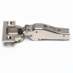  Heavy Duty, Half Overlay- 5/8” (16mm) Concealed Hinge for Large Doors up to 1-3/8” Thick, Free-Swinging, Nickel, ( Mounting Plate Required)