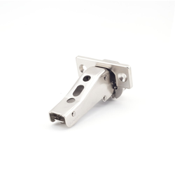 15% OFF Heavy Duty, Half Overlay- 5/8” (16mm) Concealed Hinge for Large Doors up to 1-3/8” Thick, Self Closing, Nickel, ( Mounting Plate Required)