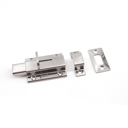 1-31/32 Inch Length x 1-29/64 Inch Height Slide Bolt, Satin