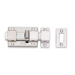 2-9/16 Inch Length x 1-47/64 Inch Height Slide Bolt, Satin