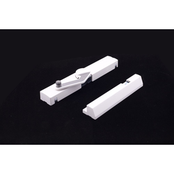 Surface Mount Lapcon Door Damper, Left Handed, White