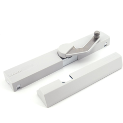 Surface Mount Lapcon Door Damper, Right Handed, Light Gray
