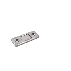 11 lbs Magnetic Force Ultra Thin Stainless Steel Magnetic Catch Set, Nickel