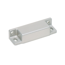2-31/64 Inch Length x 3/4 Inch Height, 6.6 lbs Magnetic Force Sealed Magnetic Catch Set, Light Grey