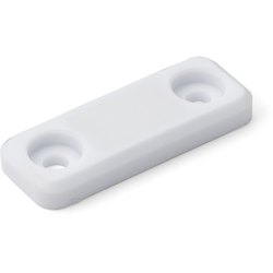 Sealed Counterplate for MC-JMS Magnetic Catches, White