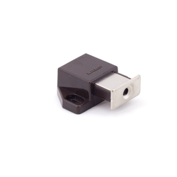  Push to Open Magnetic Door Touch Latch,1-1/16 Inch Width x 1-17/32 Inch Depth, 13/32 Inch (8.5mm) Throw, Brown