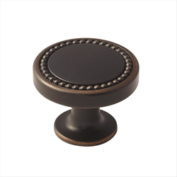 Clearance Sale, Carolyne 1-3/8 Inch Diameter Oil Rubbed Bronze Cabinet Knob