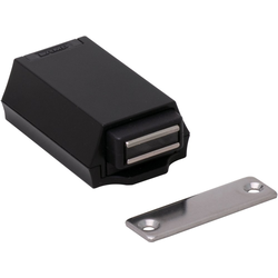 15% OFF Heavy-Duty Push to Open Door Touch Latch for Doors up to 36 Inch Width x 96 Inch Height x 275 Pound Weight, Black